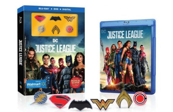 justice league blu ray walmart